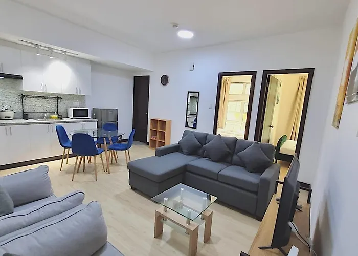 Cozy 2br 2bath San Lorenzo Place Netflix 4km Naia 公寓 *